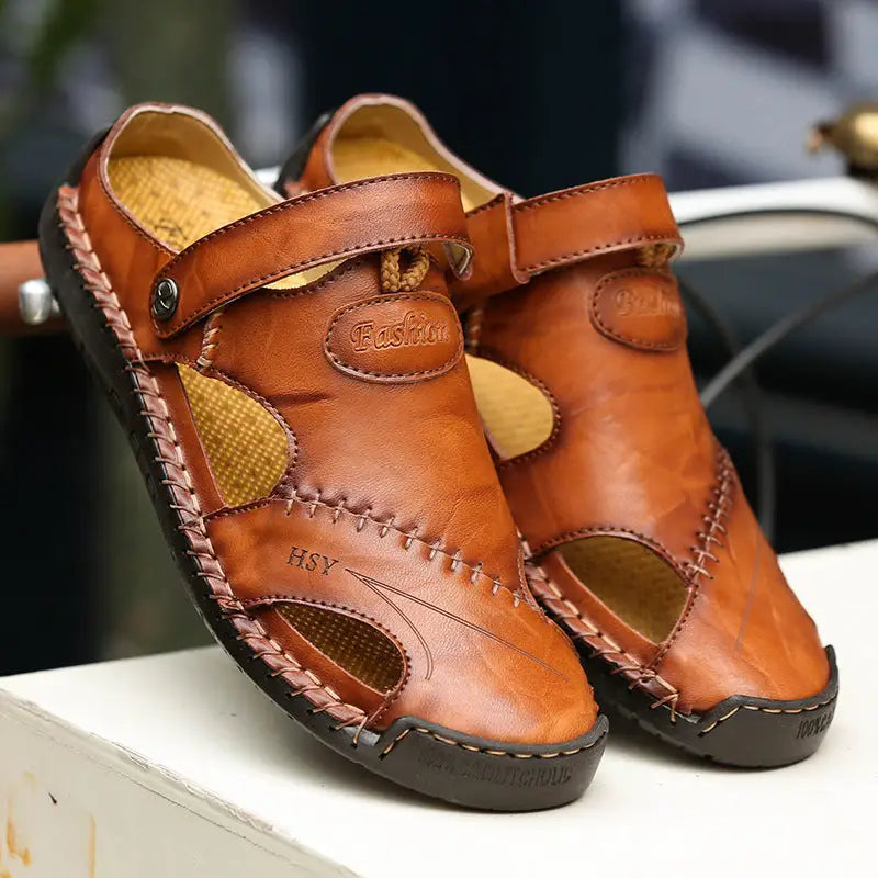 Summer Baotou Sandals Men Tide Soft Bottom Men Sandals And Slippers Casual All Match Outdoor Beach Shoes Beyond Trends Hub