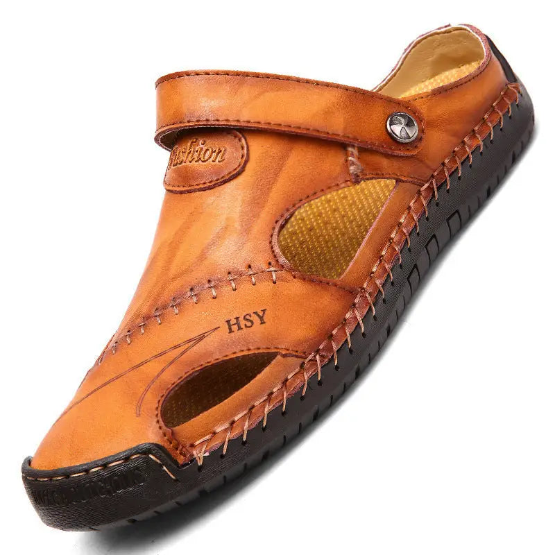 Summer Baotou Sandals Men Tide Soft Bottom Men Sandals And Slippers Casual All Match Outdoor Beach Shoes Beyond Trends Hub