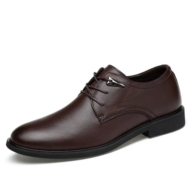 Summer high-end men's leather shoes leather Beyond Trends Hub