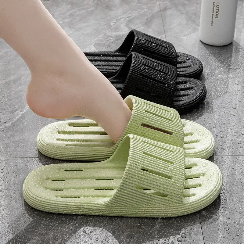 Summer Home Slippers With Hollow Sole Design Non-slip Floor Bathroom Slipper For Women Men's House Shoes Beyond Trends Hub