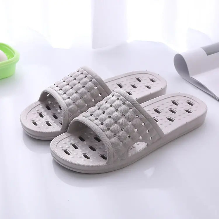 Summer House Shoes Non-slip Hollow Sole Design Floor Bathroom Slipper For Women Men Beyond Trends Hub
