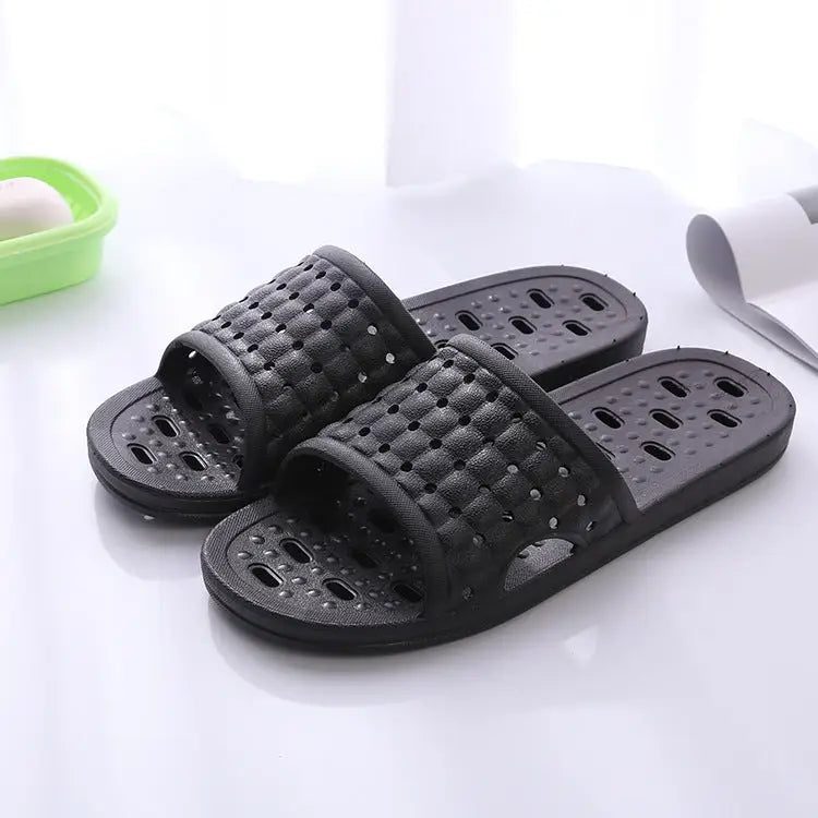 Summer House Shoes Non-slip Hollow Sole Design Floor Bathroom Slipper For Women Men Beyond Trends Hub