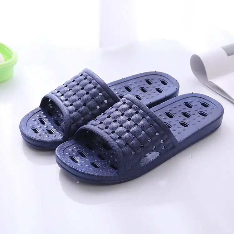 Summer House Shoes Non-slip Hollow Sole Design Floor Bathroom Slipper For Women Men Beyond Trends Hub