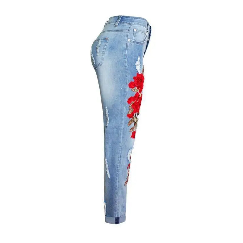 Summer Long Jeans Loose Women Hole Pants Plus Size Beyond Trends Hub