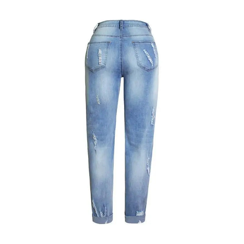 Summer Long Jeans Loose Women Hole Pants Plus Size Beyond Trends Hub