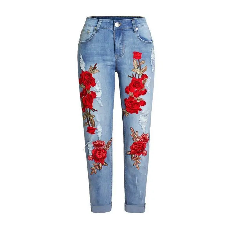 Summer Long Jeans Loose Women Hole Pants Plus Size Beyond Trends Hub