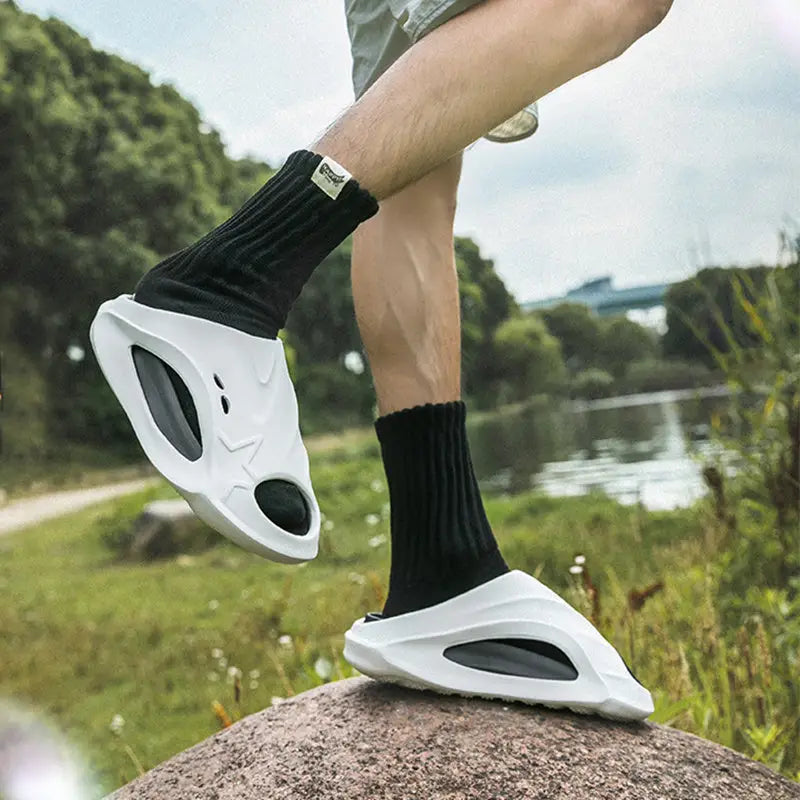 Summer Outdoor Sports Slipper Men Fashion Beach Shoes Indoor Non-slip Floor Bathroom Slippers Women House Shoes - Beyond Trends Hub 