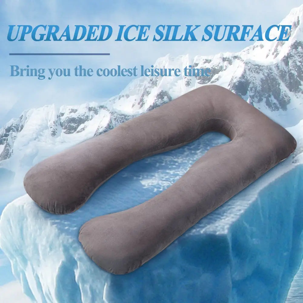 Summer Sleeping Support Pillow For Pregnant Women U Shape Maternity Pillows Pregnancy Ice Silk Beyond Trends Hub
