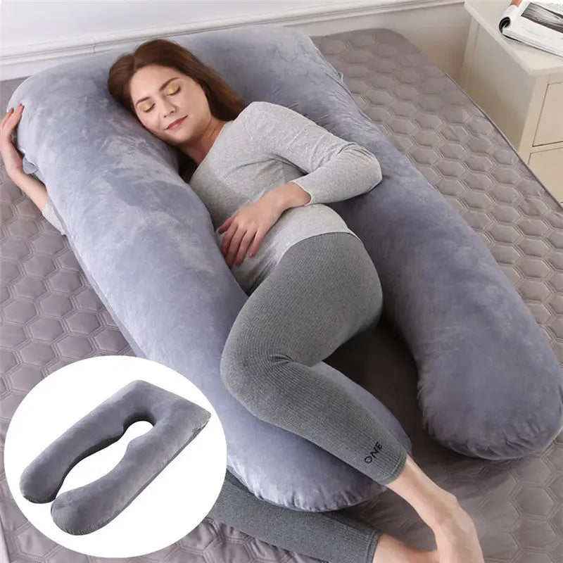 Summer Sleeping Support Pillow For Pregnant Women U Shape Maternity Pillows Pregnancy Ice Silk Beyond Trends Hub