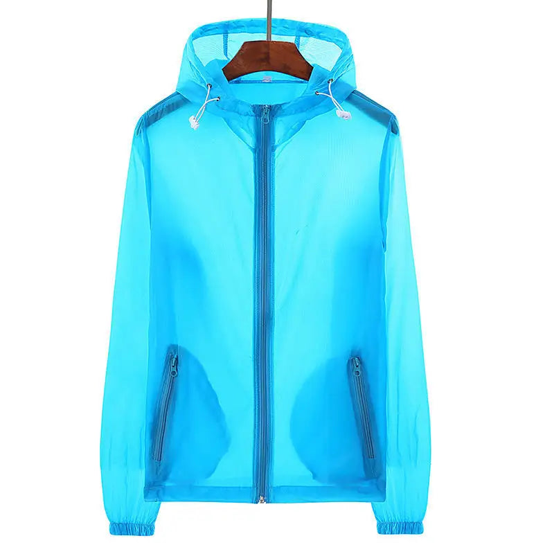 Sun Protection Clothing Men And Women Summer Loose Ultra-Thin Breathable Solid Color Tops Beyond Trends Hub