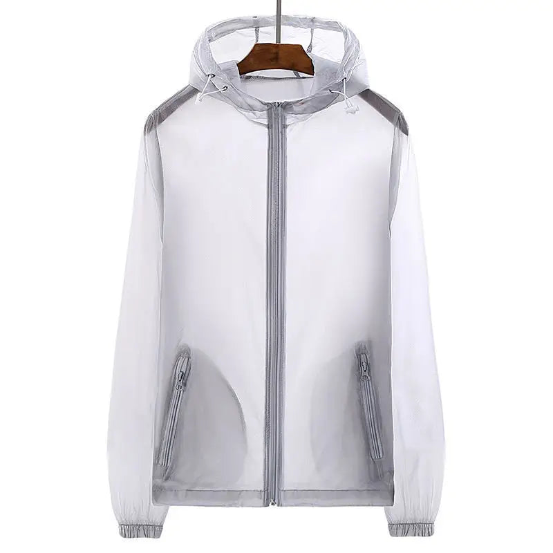 Sun Protection Clothing Men And Women Summer Loose Ultra-Thin Breathable Solid Color Tops Beyond Trends Hub