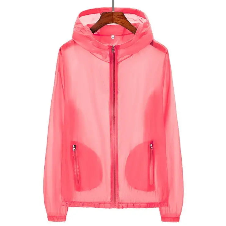 Sun Protection Clothing Men And Women Summer Loose Ultra-Thin Breathable Solid Color Tops Beyond Trends Hub