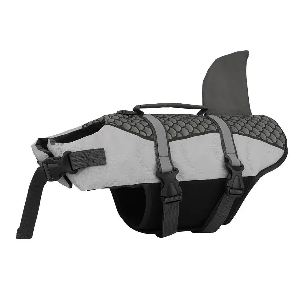 Swim Pet Dog Life Jacket Vest Clothes Life Vest Collar Harness Pets Swimming Summer Swimwear Scales Shark Pet Products Beyond Trends Hub