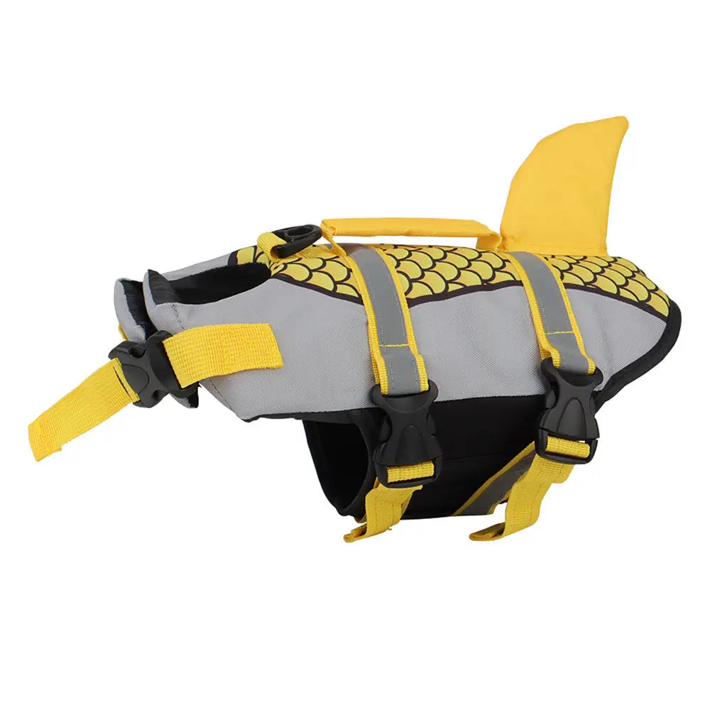 Swim Pet Dog Life Jacket Vest Clothes Life Vest Collar Harness Pets Swimming Summer Swimwear Scales Shark Pet Products Beyond Trends Hub