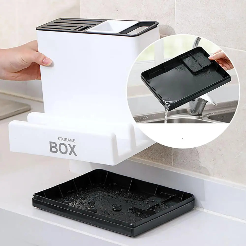 Tableware Storage Holders Kitchen Knife Plastic Storages Racks for Kitchen  Convenience Cabinet Beyond Trends Hub