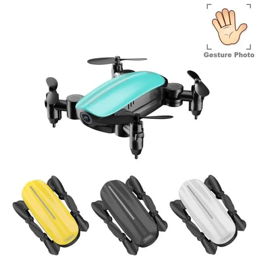 Teeggi T10 Mini Drone With Camera Foldable WiFi FPV RC Quadcopter Headless Mode Altitude Hold VS S9 Micro Pocket Selfie Dron - Beyond Trends Hub 