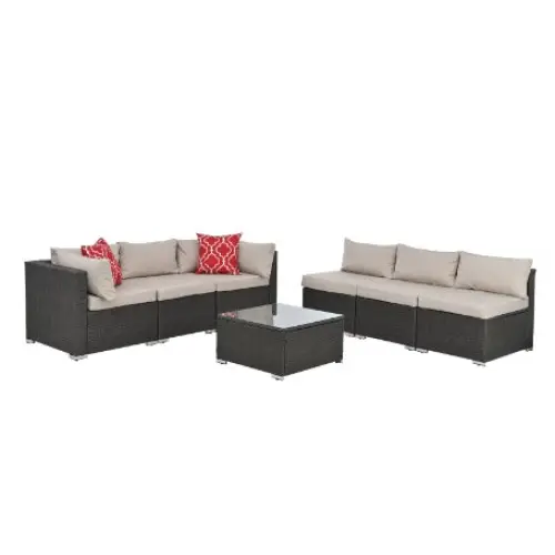 Tempered Glass Table - Dark Gray - 5