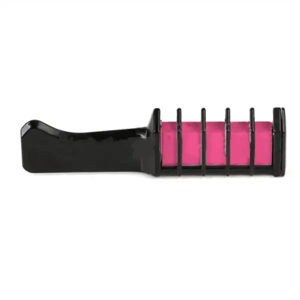 Temporary Mini Disposable Crayons Hair Color Dyeing Mascara Dye Chalk Box With Brush - Peach Pink
