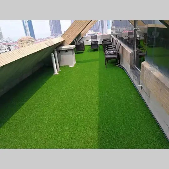 Thick Realistic Fake Grass Roll Decor Patio Balcony Garden Lawn - 5
