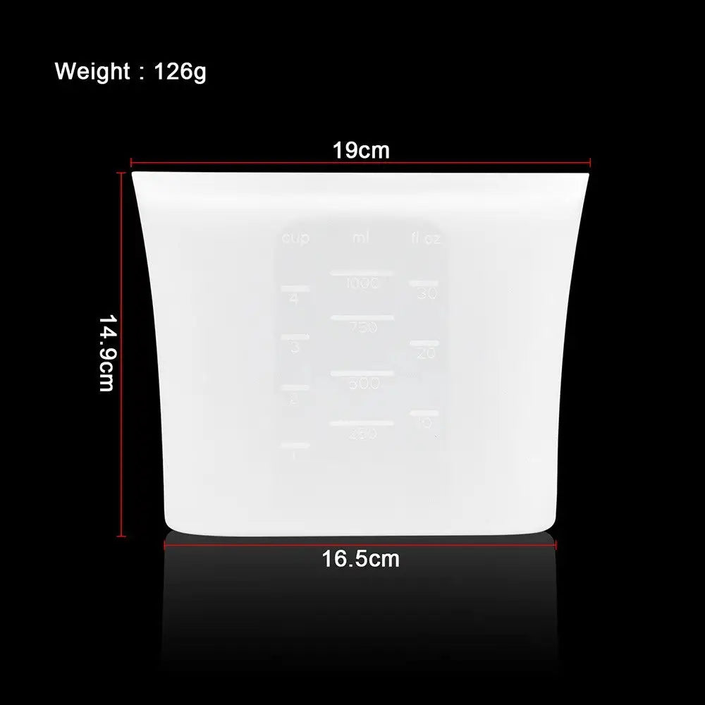 Thickened Silicone Sealed Household Kitchen Refrigerator Food Grade Freshness Protection Package - M / Transparent / 1pc