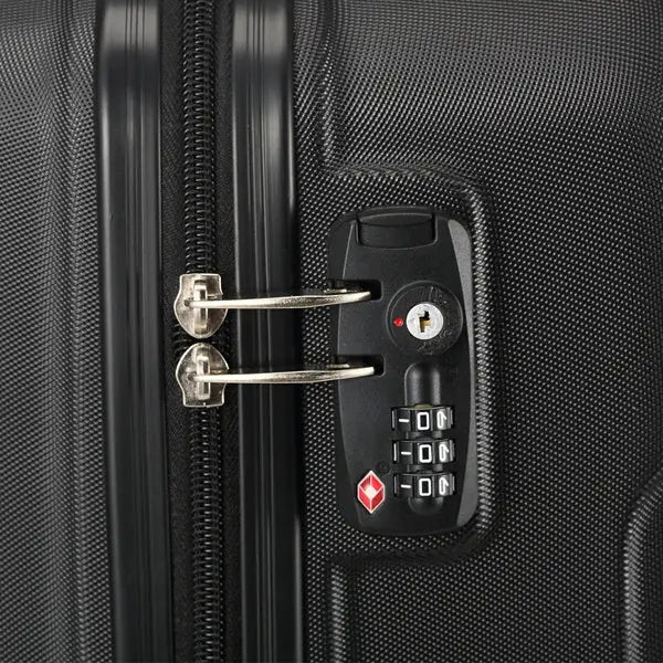 Three In One Black Luggage Compartment - Black - 5