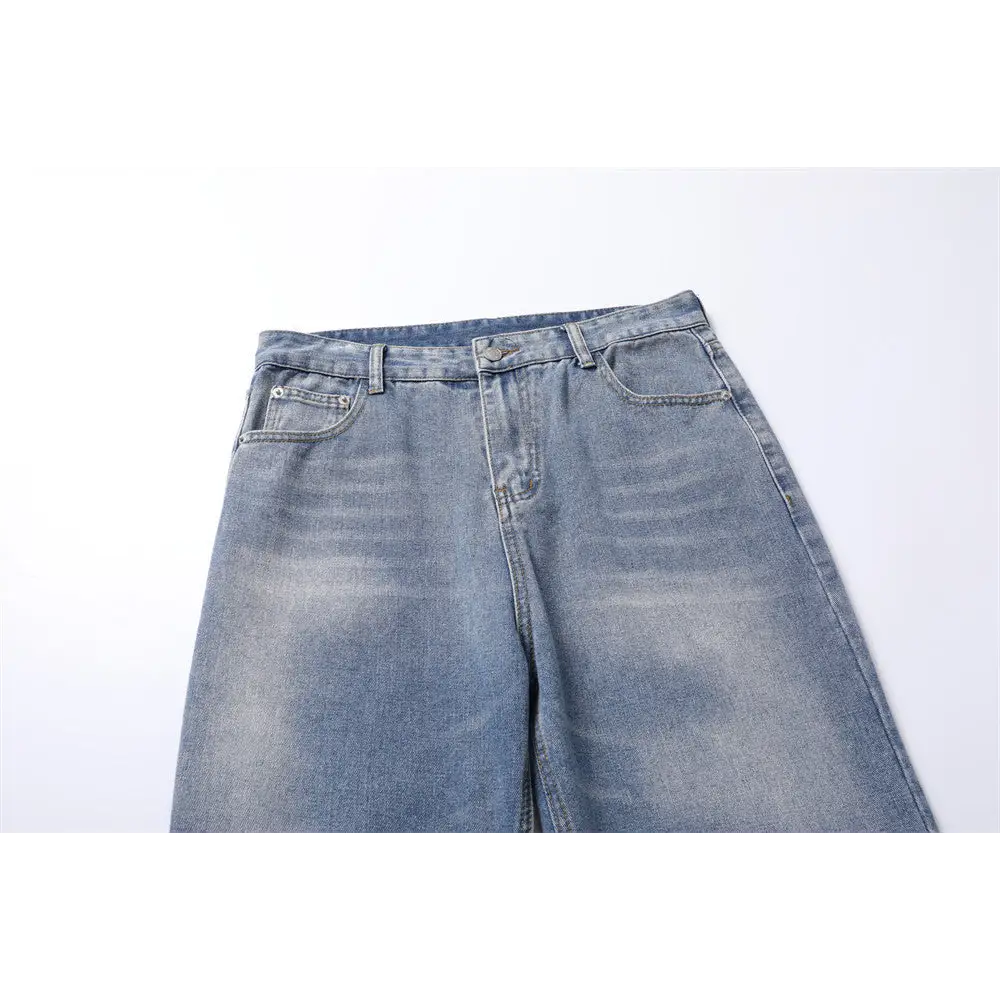 Tie-dye Gradient Denim Trousers Men