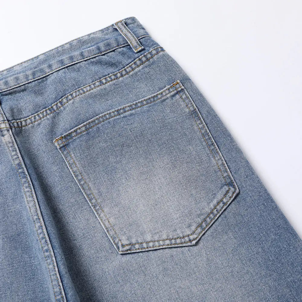 Tie-dye Gradient Denim Trousers Men