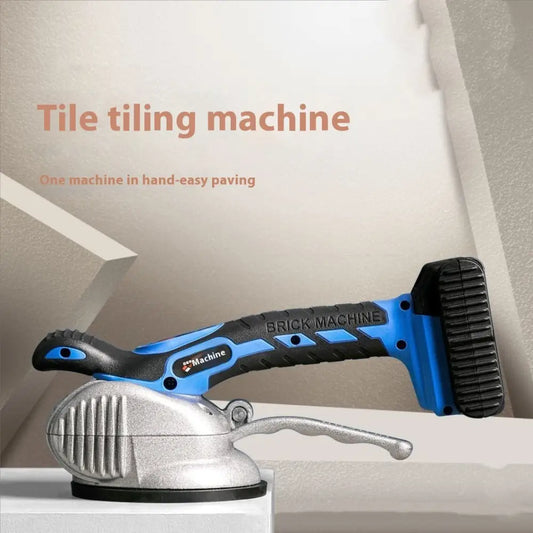 Tile Sticker Brick Machine High Power Vibrators Knit Bricks Together Tools - BM K8 Two batteries / 110V