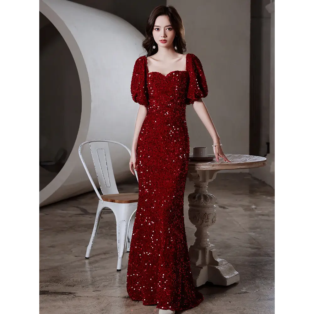Toast Bridal Red Dresses Women Fishtail - Red / S