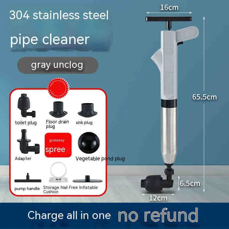 Toilet Household Pipe Unclogging Artifact Sewer Toilet Kitchen Dredging Tool Toilet Blocked Toilet Plunger Beyond Trends Hub