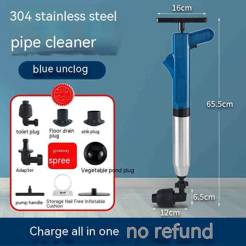 Toilet Household Pipe Unclogging Artifact Sewer Toilet Kitchen Dredging Tool Toilet Blocked Toilet Plunger Beyond Trends Hub