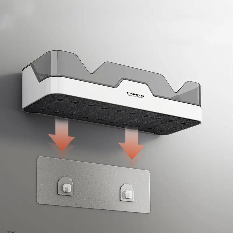 Toilet Rack Free Perforation Wall-Mounted Kitchen Bathroom Toilet Wall Toothbrush Cosmetic Storage Beyond Trends Hub