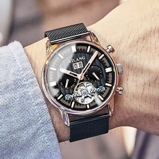 Tourbillon Multi-function Automatic Mechanical Men’s Watch