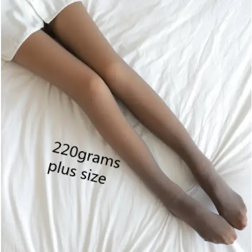 Translucent Plus Size Leggings Fleece Lined Tights Fall And Winter Warm Fleece Pantyhose Women Fleece Lined Pantyhose Thermal Winter Tights Beyond Trends Hub