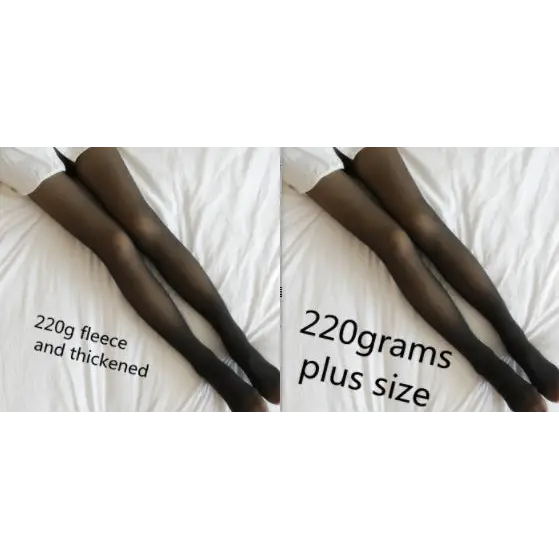 Translucent Plus Size Leggings Fleece Lined Tights Fall And Winter Warm Fleece Pantyhose Women Fleece Lined Pantyhose Thermal Winter Tights Beyond Trends Hub