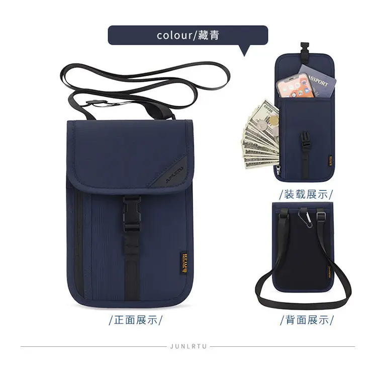 Travel Multi-functional Halter Small Bag Air Ticket Coin Purse Protective Cover Beyond Trends Hub