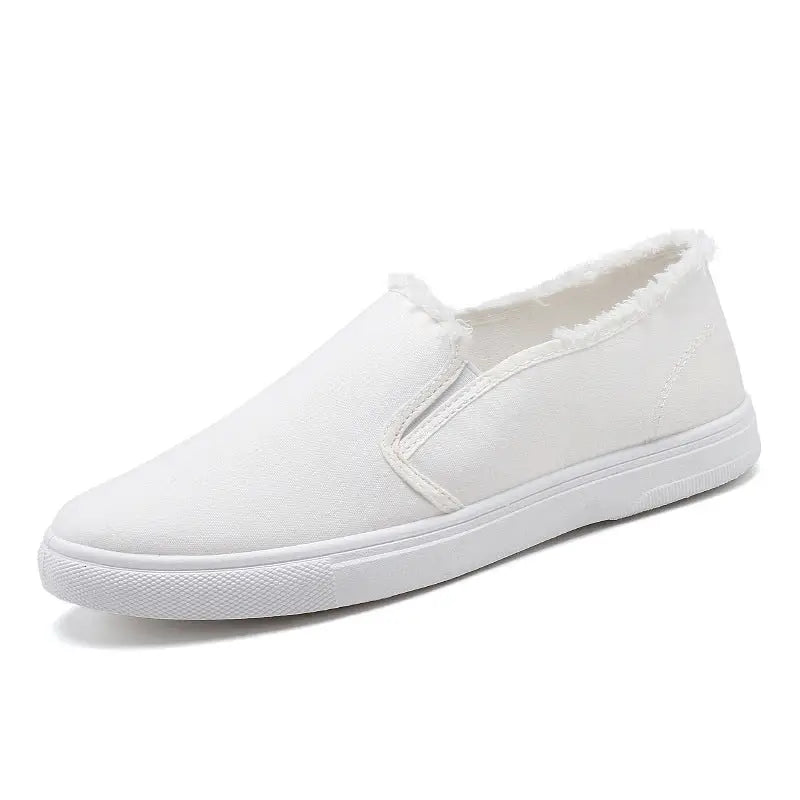 Trendy Canvas Shoes A Pedal Lazy Shoes