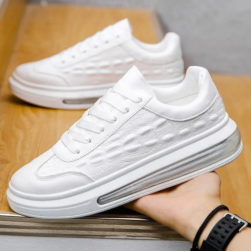 Trendy Leather Men's Shoes Fashion Casual Sneakers Beyond Trends Hub
