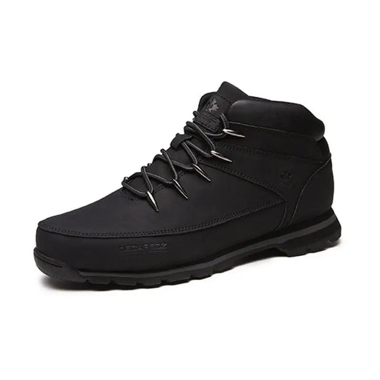 Trendy Outdoor Boots Hiking Shoes Men’s Cotton Boots