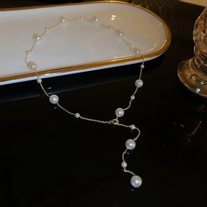 Trendy Pearl Necklace For Women Fashion Starry Pearl Choker Necklaces 2024 Fashion Jewelry Girl Gifts Beyond Trends Hub