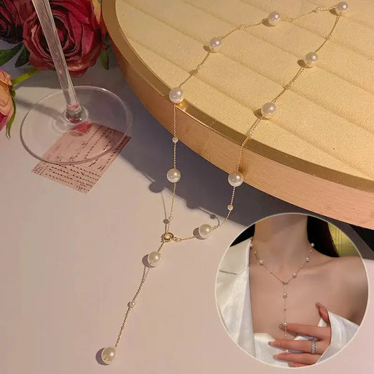 Trendy Pearl Necklace For Women Fashion Starry Pearl Choker Necklaces 2024 Fashion Jewelry Girl Gifts Beyond Trends Hub