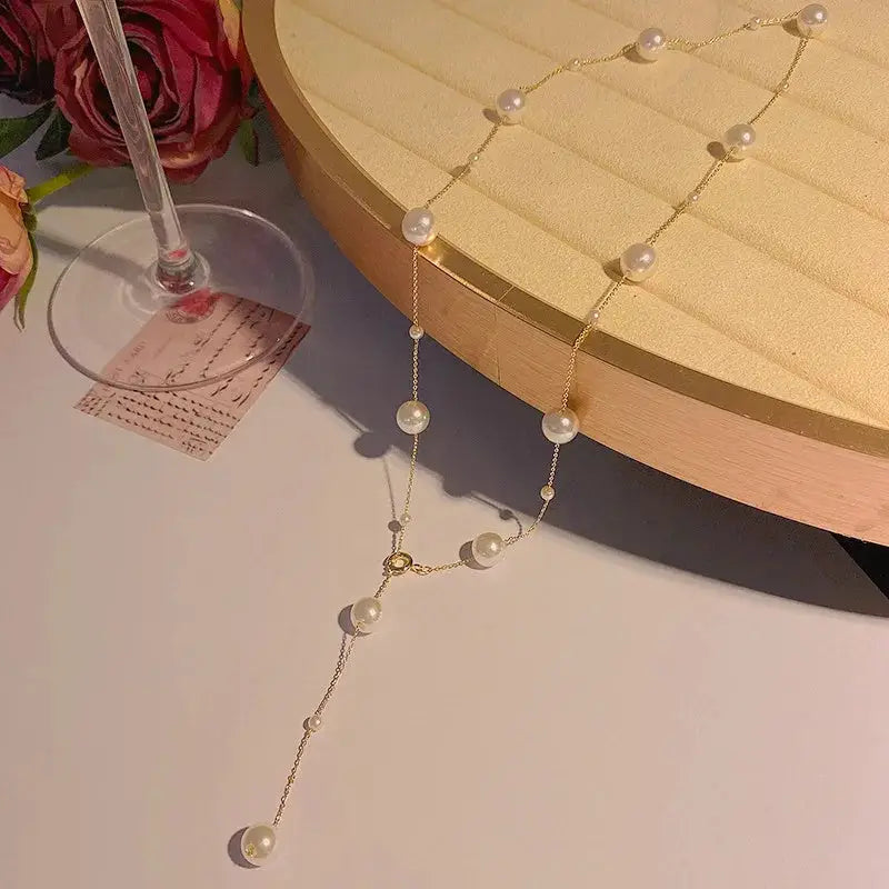 Trendy Pearl Necklace For Women Fashion Starry Pearl Choker Necklaces 2024 Fashion Jewelry Girl Gifts Beyond Trends Hub