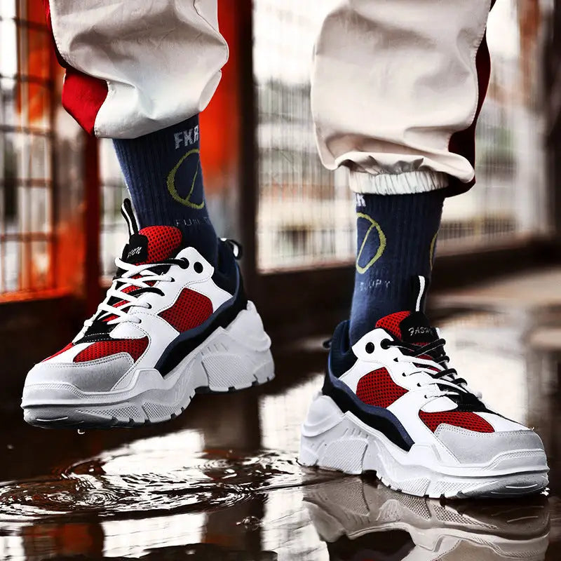 Trendy Shoes Korean Version, One Man And One Woman, All-Match Thick Soles Increase Beyond Trends Hub