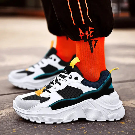 Trendy Shoes Korean Version, One Man And One Woman, All-Match Thick Soles Increase Beyond Trends Hub
