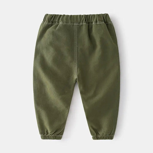 Trousers Children's Wear Trendy Handsome Mid-waist Middle And Small Boys Trousers - Beyond Trends Hub 