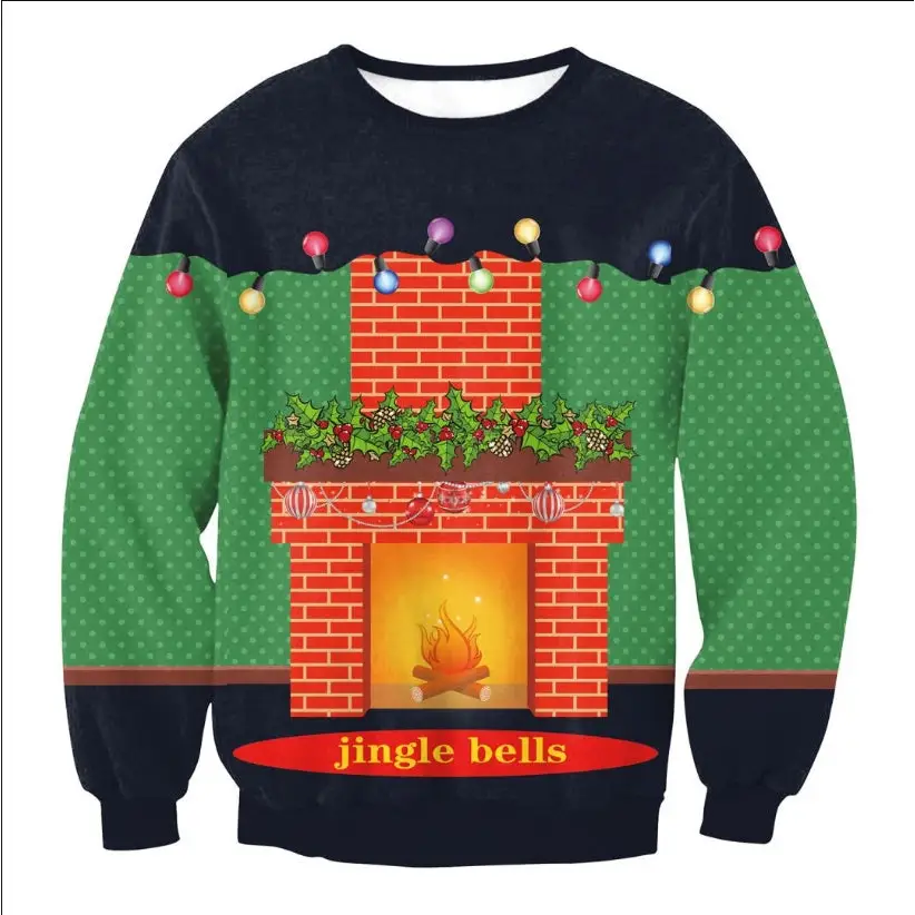 UGLY CHRISTMAS SWEATER Vacation Santa Elf Funny Womens Men Sweaters Tops Autumn Winter Clothing Beyond Trends Hub