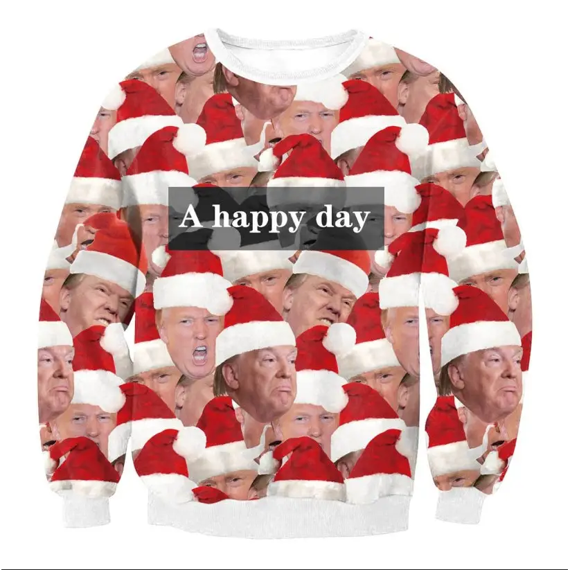 UGLY CHRISTMAS SWEATER Vacation Santa Elf Funny Womens Men Sweaters Tops Autumn Winter Clothing Beyond Trends Hub