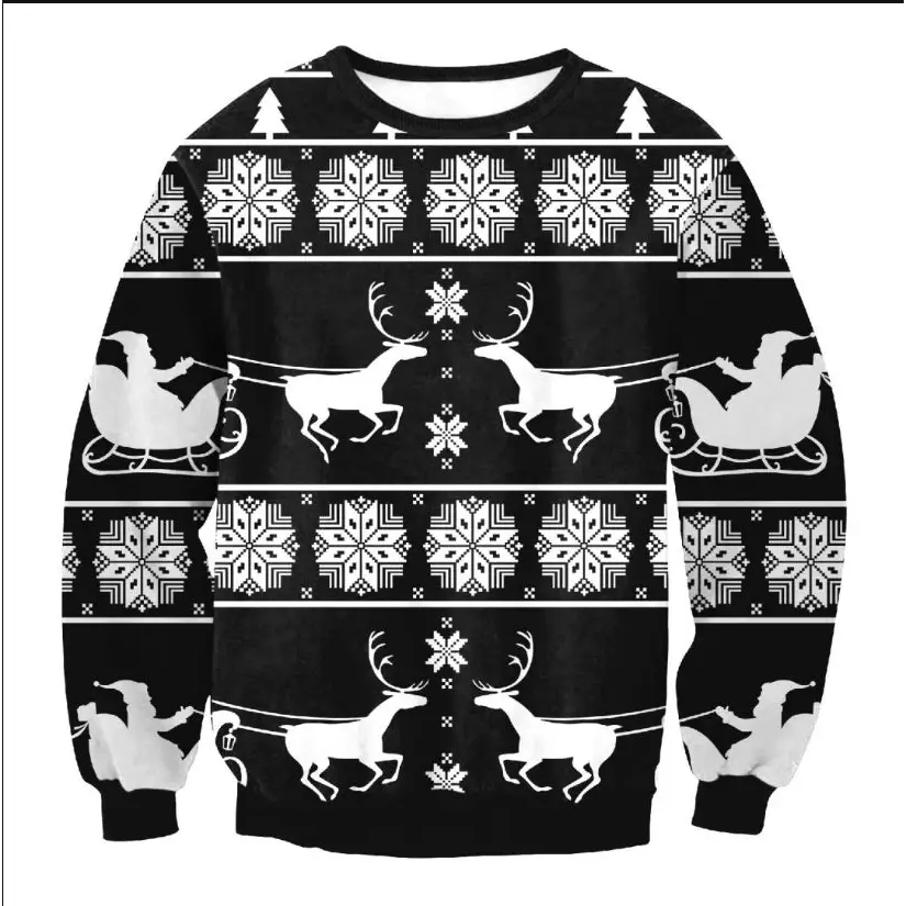 UGLY CHRISTMAS SWEATER Vacation Santa Elf Funny Womens Men Sweaters Tops Autumn Winter Clothing Beyond Trends Hub