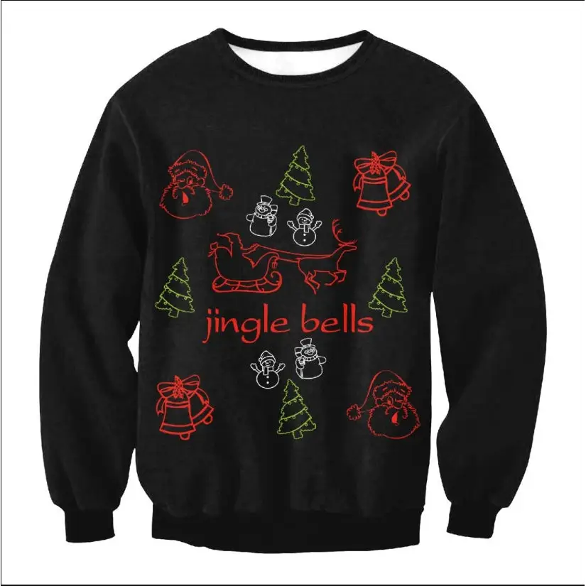 UGLY CHRISTMAS SWEATER Vacation Santa Elf Funny Womens Men Sweaters Tops Autumn Winter Clothing Beyond Trends Hub