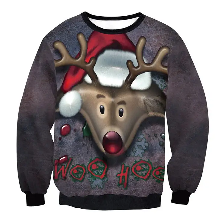 UGLY CHRISTMAS SWEATER Vacation Santa Elf Funny Womens Men Sweaters Tops Autumn Winter Clothing Beyond Trends Hub
